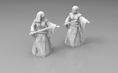 Blinded Dark Master x 2 Star Wars Clone Wars Legion Scale resin miniature