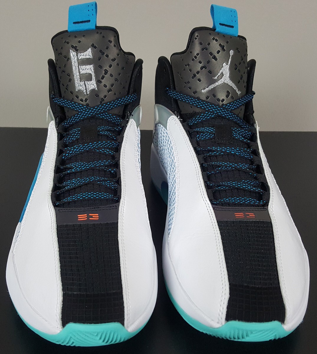 NIKE AIR JORDAN XXXV 35 GUO AILUN MORPHO WHITE BLACK BLUE NIKE AIR JORDAN XXXV 35 GUO AILUN MORPHO WHITE BLACK BLUE