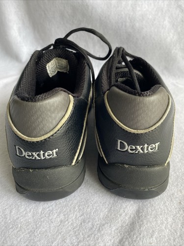 Dexter Slide Rite Bowling Shoes Black Fury B2453-1 Men’s USA Size 8.5 M - Picture 3 of 11