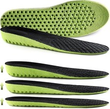 Ailaka Pair Elastic Shock-Absorbing 3cm Height Increasing Shoe Insole 3-7 UK