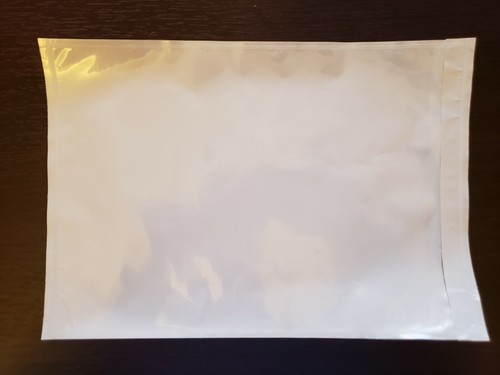 100 - Clear 7" x 10" Packing List Envelope Invoice Slip Self Sealing Pouch