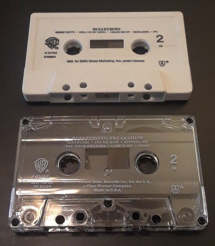 BulletBoys Cassette Lot: 1988 S/T & 1991 Freakshow VG+ Club Edition Hair Metal - Picture 7 of 8