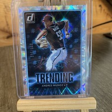 2021 Andres Munoz #/349 Trending Insert Panini Donruss Silver Padres Rookie RC