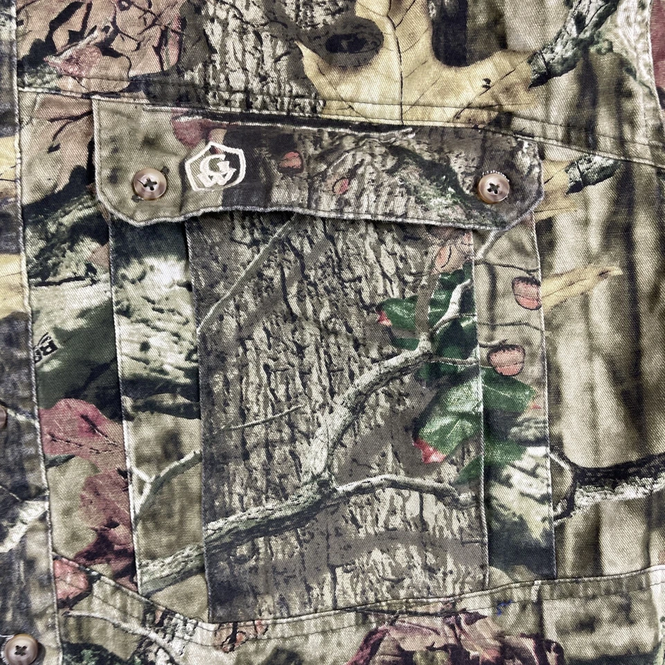 Game Winner Camo Shirt 3XL Button Up Real Tree Break Up Infinity Long Sleeve - Image 4 of 4