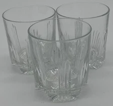 3 Bermioli Rocco Selecta Whiskey Glassware 8 Oz Cut Glass Italian Rocks Glasses