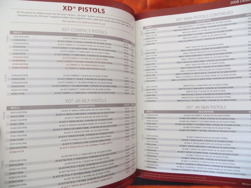 2008 SPRINGFIELD ARMORY 3 Product Catalogs New Never Read from Vintage Shop - Picture 11 of 12