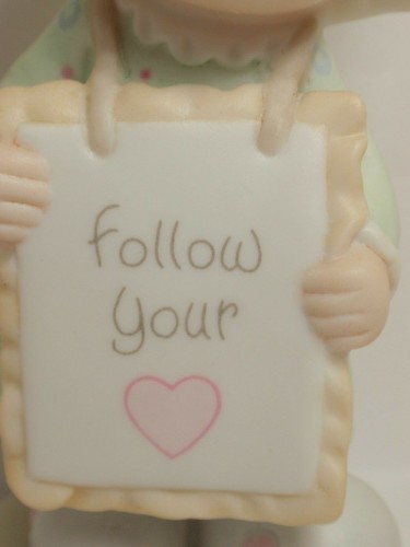 Precious Moments figurine Follow Your Heart 528080 1995 event girl sign board - Picture 7 of 12