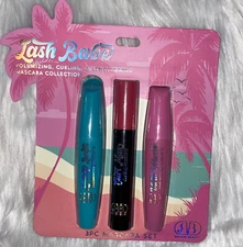 Lash Babe 3 Piece Volumizing Curling, Lengthening ￼Mascara Set NIB