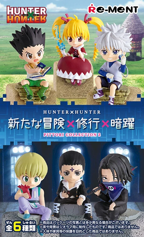 Re-Ment Miniature HUNTER x HUNTER Pittori Collection 2 Complete Set BOX of 6 pcs