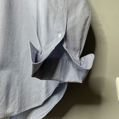 Burberry Men’s Classic Blue Cotton Cufflink Shirt – Size 16 1/2 (42) - Picture 9 of 13