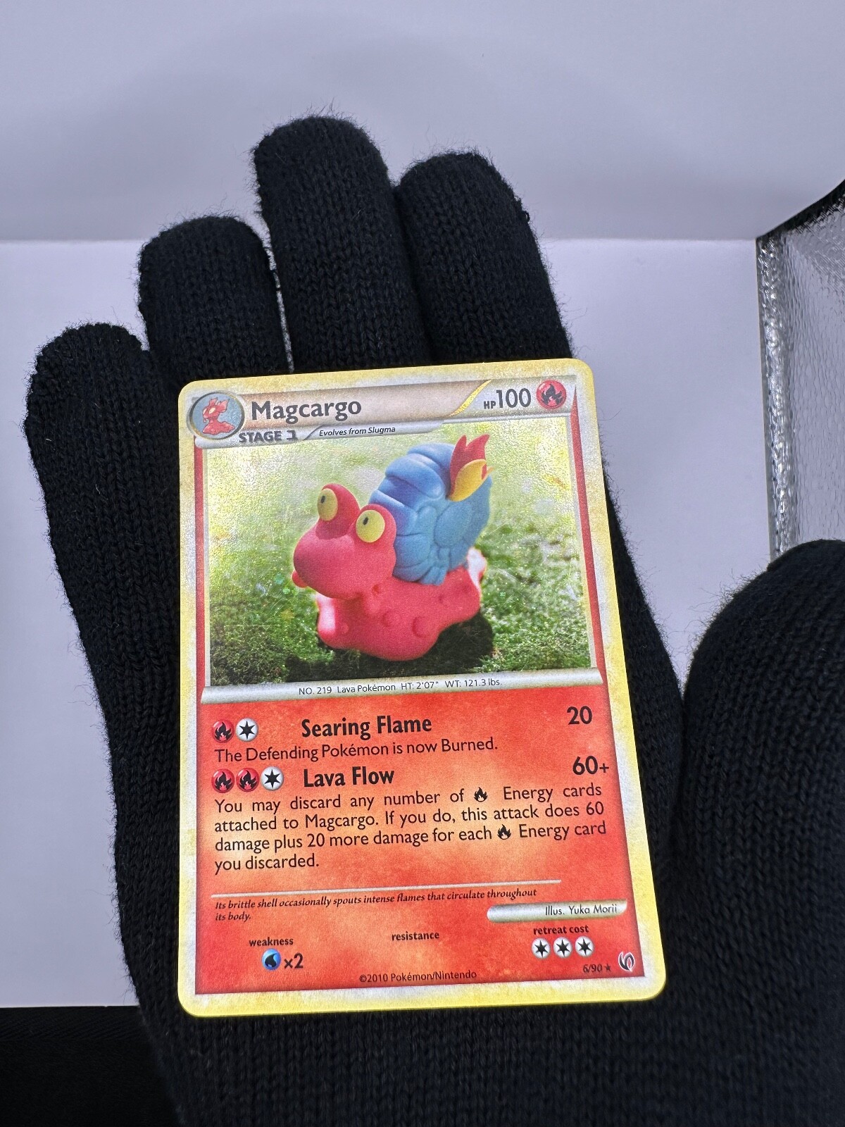 Pokémon - Magcargo - Undaunted - 6/90 - Holo Rare - Pokemon TCG - 2010 mint