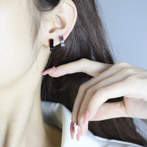 Hombres Mujeres No Perforantes Clip En Falso Pendientes de Aro Brazalete Acero Inoxidable - Imagen 2 de 14
