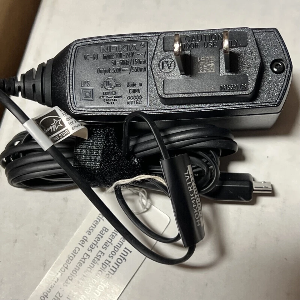 Venta al por mayor Lote de 50 Cargador Hogar Nokia MicroUSB para Lumia 520 620 630 925 1020 Foto 4 de 4