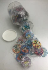 100+ Packs Space Jam Michael Jordan Tazo 1996 Warner Bros Pog Cap Lot with JAR