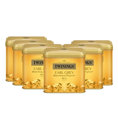 Twinings Earl Grey Tea, 500g Dose, 6er Pack