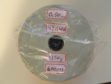 Solid Copper Wire 0.5 mm, 44 AWG, 1,150 g, 600 meters 1968 feet 