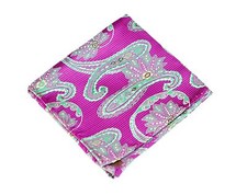 Lord R Colton Masterworks Pocket Square - Dover Magenta - 75 Retail New