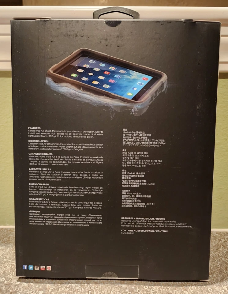 Lot of (5) LifeProof (Let's Go!) Lifejacket for/Pour Lifeproof iPad Air Case - Image 4 of 4