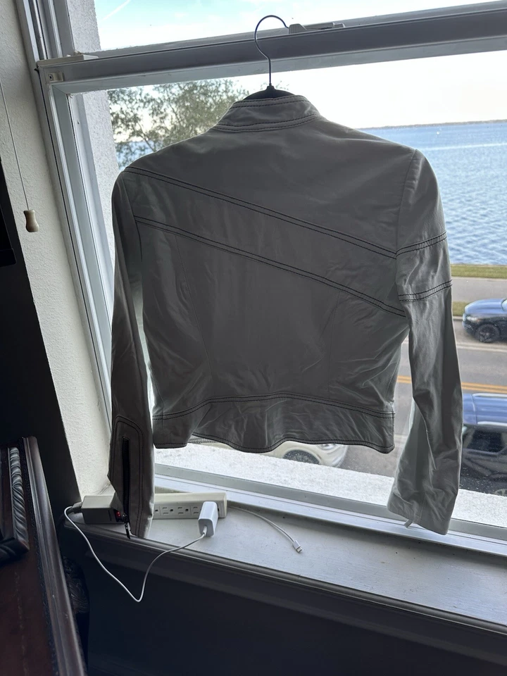 Bebe Leather Jacket Brand New With Tags Small - Image 4 of 4