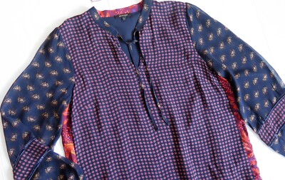MORE & MORE Damen Bluse Tunika Gr. 40 mit Futter