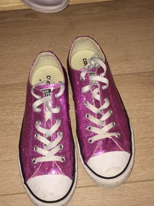 pink glitter all star converse