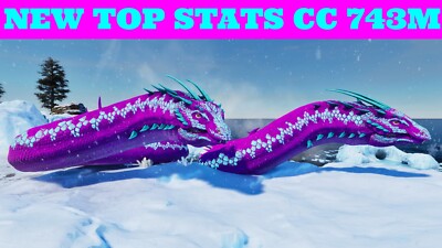  ARK Survival Ascended PvE PC/XBOX/PS5 NEW Top Stats Basilisk Cotton Candy 743m