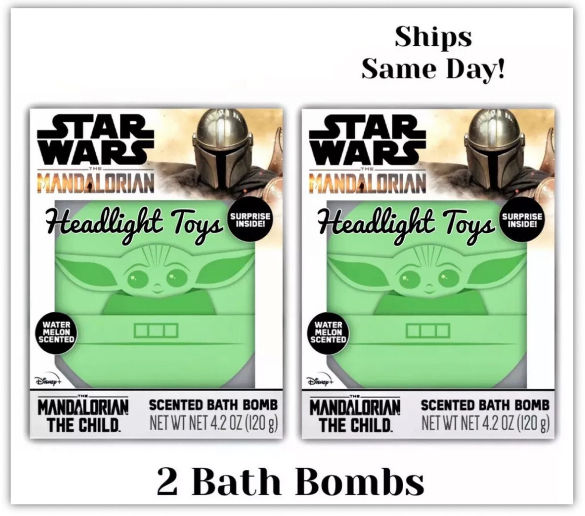 Star Wars Mandalorian The Child Baby Yoda Figure Scented Bath Bomb