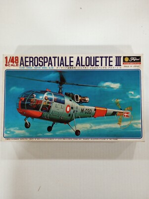 Fujimi 1/48 Fighter Series, Aerospatiale Alouette 3 Plastic Aircraft Kit (#46)