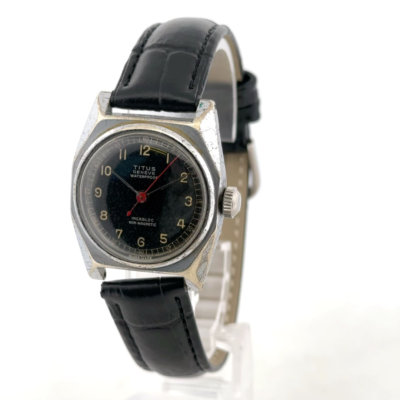 Vintage Titus Geneve Military Style 15 Jewel Men\'s Mechanical Wristwatch 811 Vintage Titus Geneve Military Style 15 Jewel Men main image 2