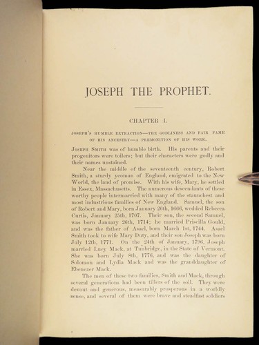 1888 Life of Joseph Smith 1ed Prophet LDS Mormon Church Brigham Young Salt Lake - Imagen 20 de 24