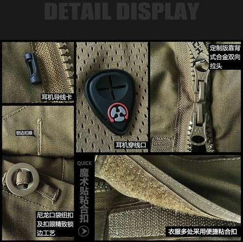 Bear Grylls Herren Jacke Army Kapuze M65 Feldmantel wasserdicht Wandern Windbreaker - Bild 25 von 34