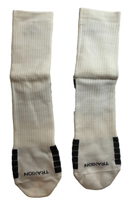 Adidas Team Speed Sock System Mid Crew Large 9.5 12 White Cushion Soccer