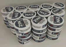 60 Empty Zyn Cans With UNUSED Rewards Code Labels Lot Of Zyn Codes 