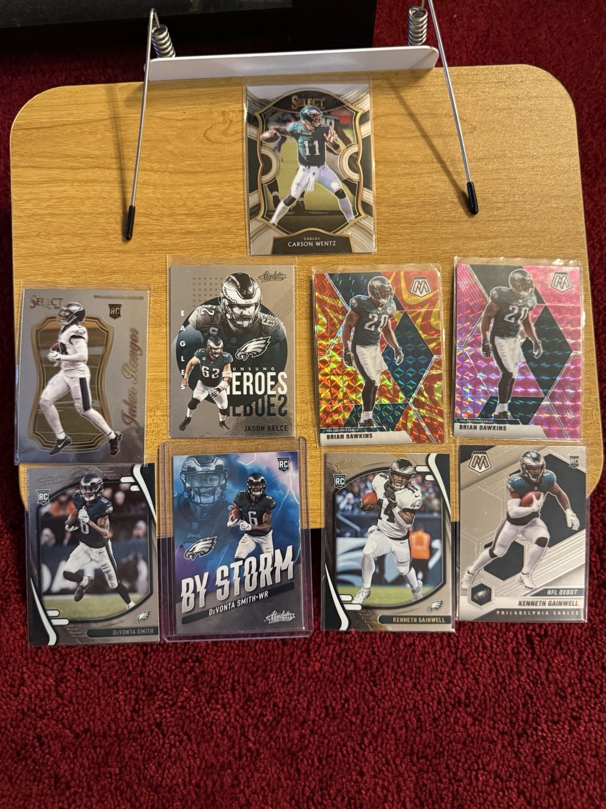 Huge 100+ Near Mint NFL Card Lot, Rookies, Inserts, Autos, RPAs, Prizms, Patches view 8