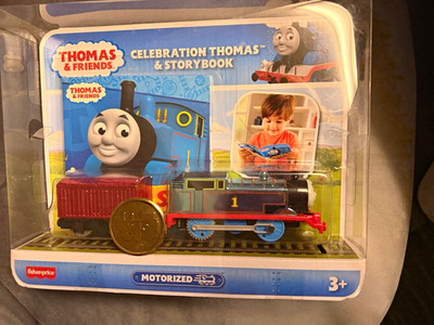 Fisher-Price Thomas & Friends 75th Anniv.TrackMaster Motorized Thomas Storybook