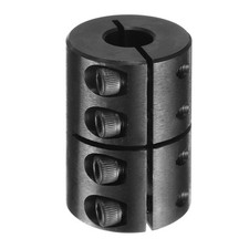 Shaft Coupling, 5/8" to 1/2" Bore 1-5/16" OD 2" l Rigid Coupling Set Screws