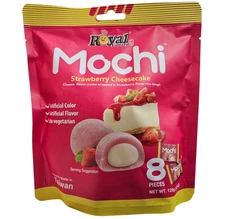 Royal Family Mochi 120g Rice Cakes Strawberry Cheesecake Individually wrap