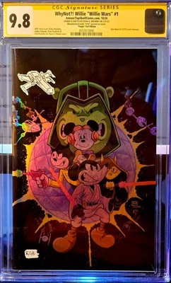 WHYNOT?! WILLIE #1 Disney Star Wars Foil 4/50 Ryan Browne X-wing Remark CGC 9.8