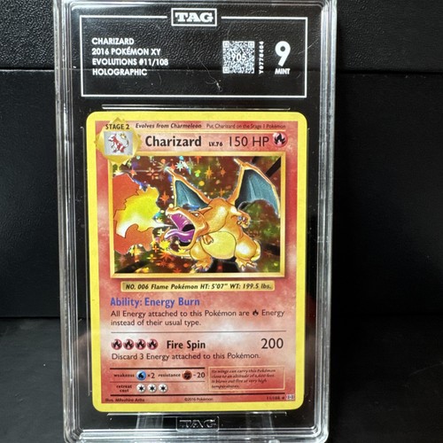 Charizard graded TAG 9 for sale on eBay