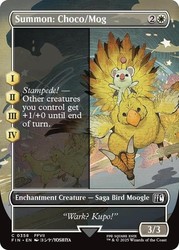 Summon: Choco/Mog (Borderless) #358 Final Fantasy MTG