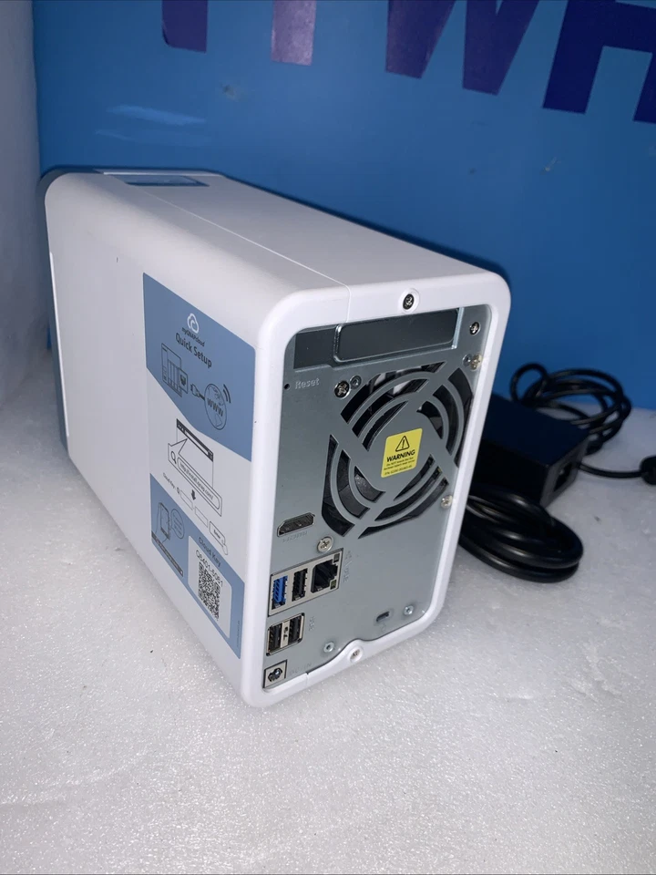 QNAP TS-251D 2-Bay NAS Intel J4025 CPU with 2 x 4TB (hard drive 10-20 days used) - Image 3 of 4