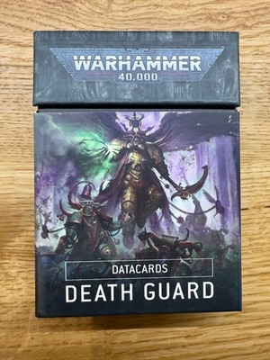 Games Workshop Warhammer 40k Datacards: Death Guard 9th Edition (Englisch) Neuwertig