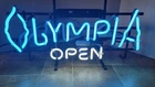 Olympia Beer Open Neon Light Up Sign Oly Washington Hamms Vintage