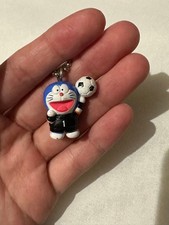 Doraemon Keychain Soccer Uniform No. 1 Showa Retro
