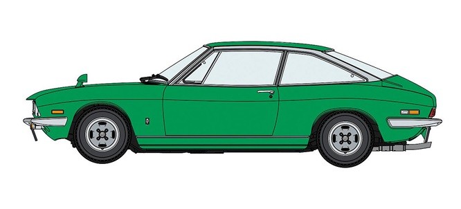 Hasegawa 20674 - 1/24 Isuzu 117 Coupe, Middle Version 1973 - New