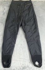 Obermeyer Stilleto Ski Snow Pants Womens Sz 12 Black Stirrup Thermolite No Belt