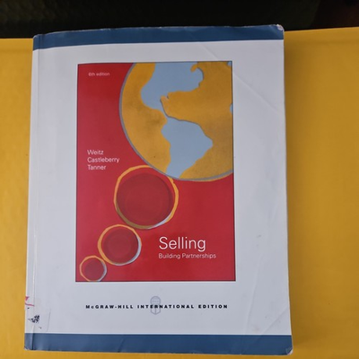 #ad #ad Selling Building Partnerships 6th Edition By Weitz $34.43