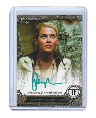 SDCC 2012 TRANSFORMERS THE MOVIE - AUTOGRAMM RACHAEL TAYLOR als Maggie Madsen (B)