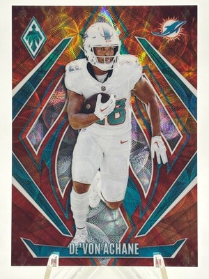 2024 Panini Phoenix De'Von Achane FireBurst #/350 #47