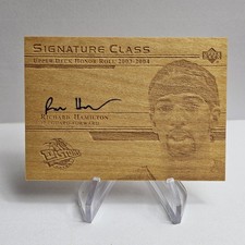 Richard Hamilton Auto Signature Class Upper Deck Detroit Pistons Basketball Card